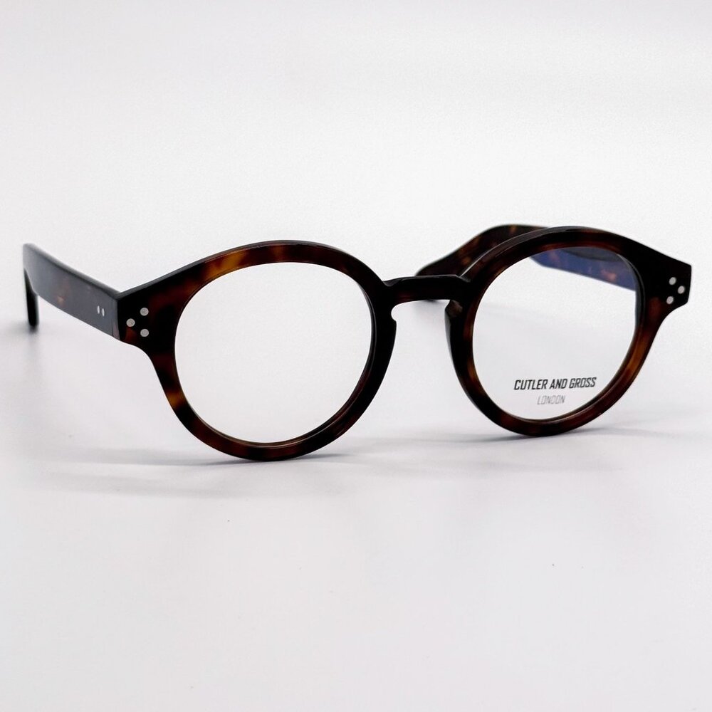 NEW CUTLER AND GROSS EYEGLASSES CG1291V2 002 HAVANA UNISEX EYEWEAR